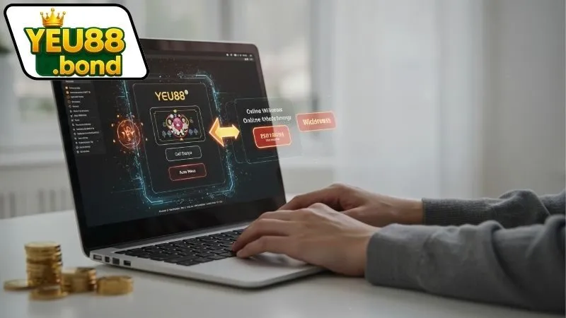 Hướng dẫn rút tiền YEU88 chi tiết từng bước